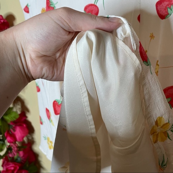 Privacy Please Dixie Floral Print Front Tie Dress Size L - Picture 7 of 16